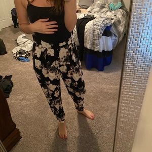 Floral dress pants